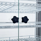 Warmhaltevitrine ECO 700 - mit 3 Ablagen und Beleuchtung