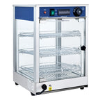 Warmhaltevitrine ECO 350 - mit 3 Ablagen und Beleuchtung