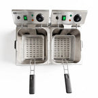 Elektro-Fritteuse - 2 x 8 L - 2.800 W