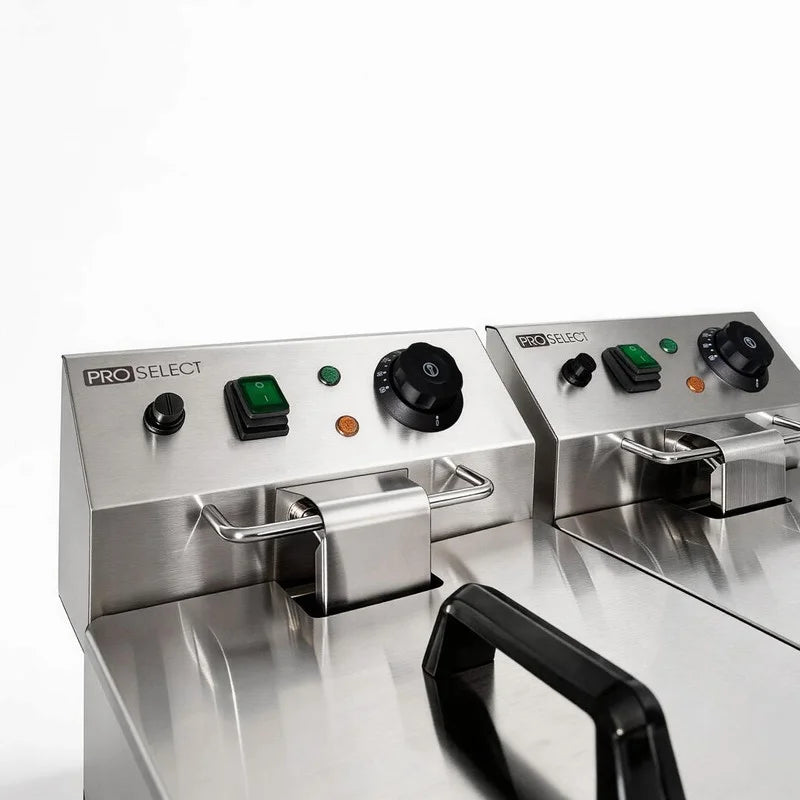 Elektro-Fritteuse - 2 x 8 L - 2.800 W