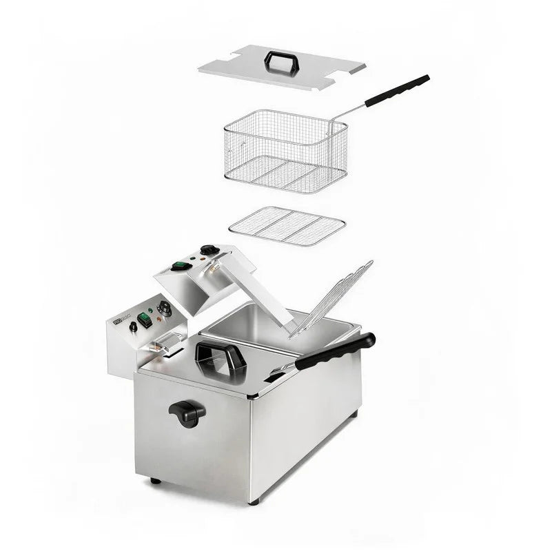 Elektro-Fritteuse - 2 x 8 L - 2.800 W
