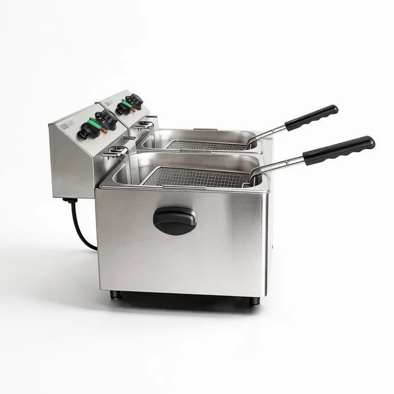 Elektro-Fritteuse - 2 x 8 L - 2.800 W