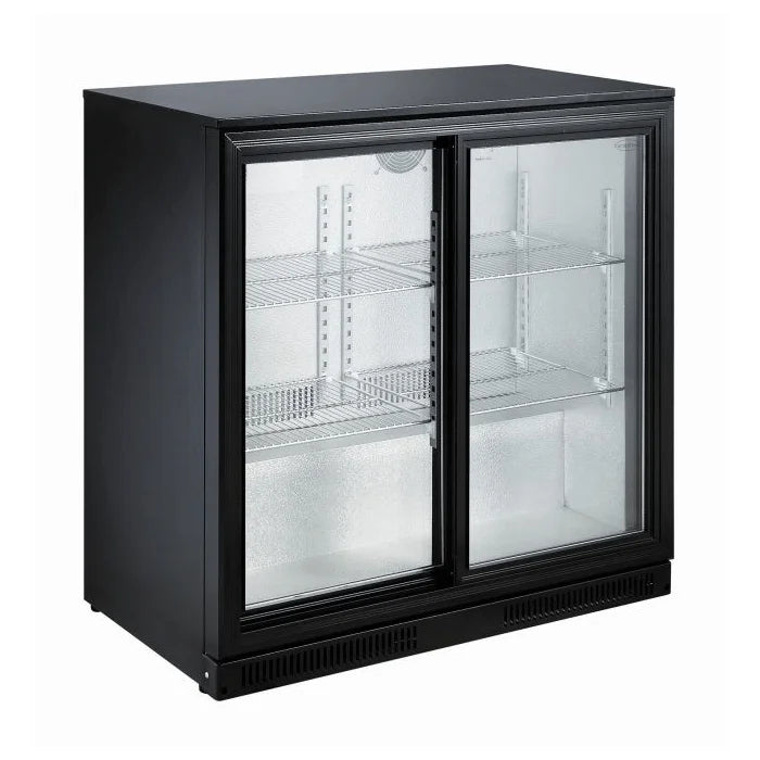 Barkühlschrank - 2 Schiebetüren - 198 L