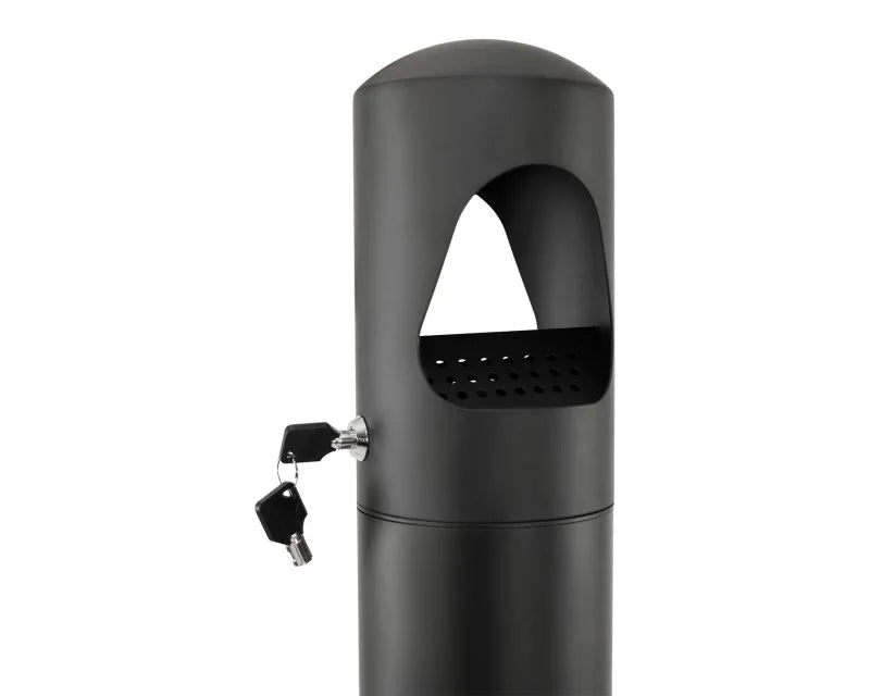 Standaschenbecher, schwarz, 108 cm