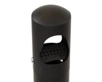 Standaschenbecher, schwarz, 108 cm