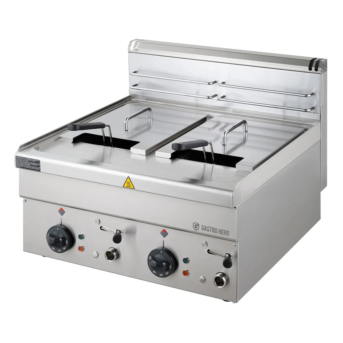 Elektro-Fritteuse Serie 600 - 60/60 - 8+8 Liter Tischgerät - 18 kW