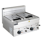 Elektro-Fritteuse Serie 600 - 60/60 - 8+8 Liter Tischgerät - 18 kW