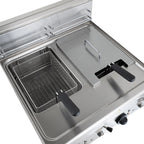 Elektro-Fritteuse Serie 600 - 60/60 - 8+8 Liter Tischgerät - 18 kW