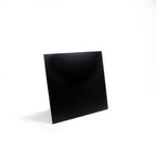 Feros Terrassentisch X Cross niedrig Schwarz 740 mm, 11001, HPL Tischplatte 700 x 700 mm
