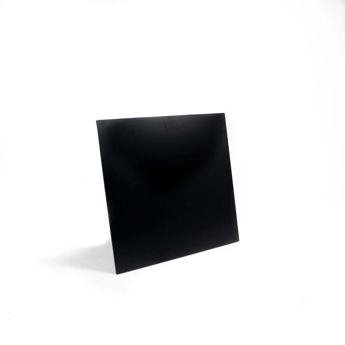 Feros Terrassentisch X Cross niedrig Schwarz 740 mm, 11001, HPL Tischplatte 700 x 700 mm