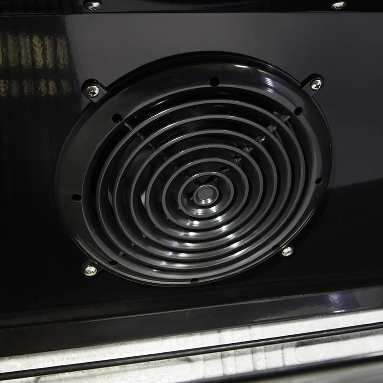 Gastro-Cool DC400 Getränkekühlschrank Afri-Cola 400 Liter schwarz/schwarz, LED