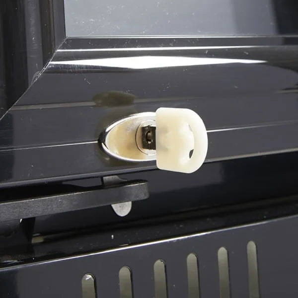 Gastro-Cool DC400 Getränkekühlschrank ECO STAR 400 Liter mit Werbedisplay schwarz/schwarz, LED, super sparsam