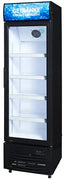 Gastro-Cool DC280 Getränkekühlschrank 229 Liter mit Werbedisplay schwarz/weiß, LED