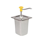 Dosierspender GN 1/6, gelb - 3 Liter
