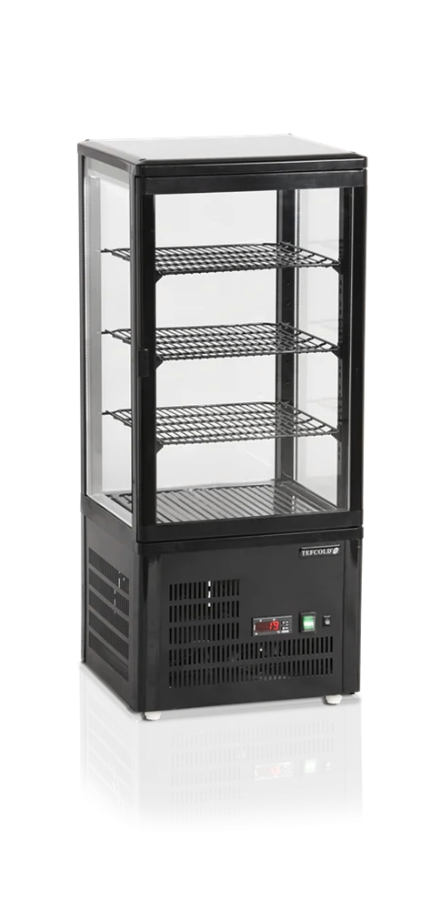 Tefcold Kühlvitrine Tischmodell UPD80-BLACK