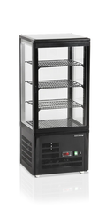 Tefcold Kühlvitrine Tischmodell UPD80-BLACK