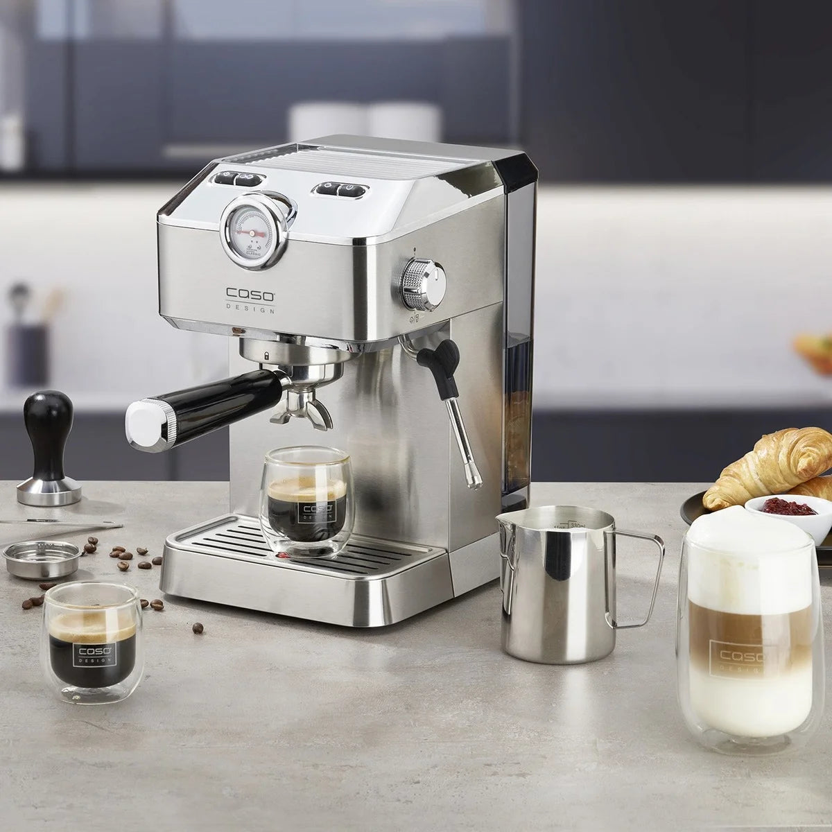 CASO Design Espresso-Siebträgermaschine Espresso Gourmet