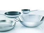 Wok-Pfanne Trigon, 3-Schicht-Material, mit Rundboden, 36cm, ca. 7,00 l Liter