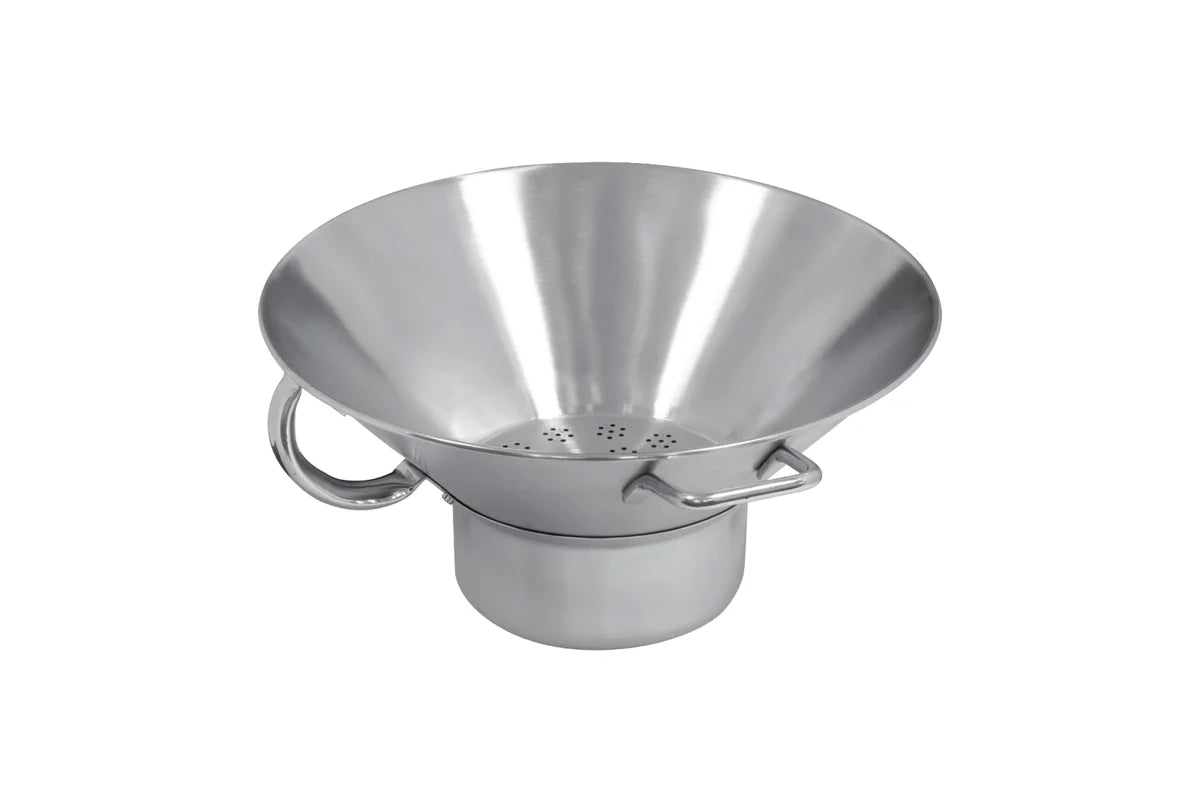 Schneider Edelstahl Pommes-Frites-Abtropfschüssel Ø 40 cm