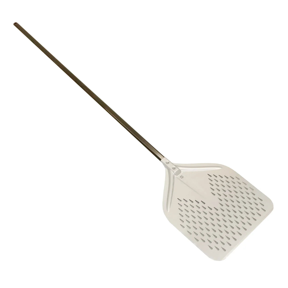 Pizzaschaufel perforiert 36x38cm, (L)1885 mm