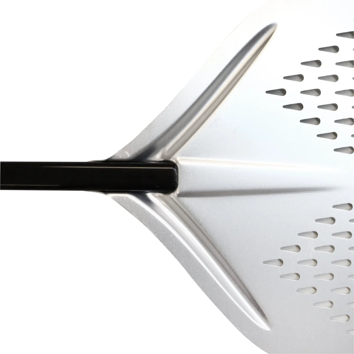 Pizzaschaufel perforiert 40x42cm, (L)1525 mm
