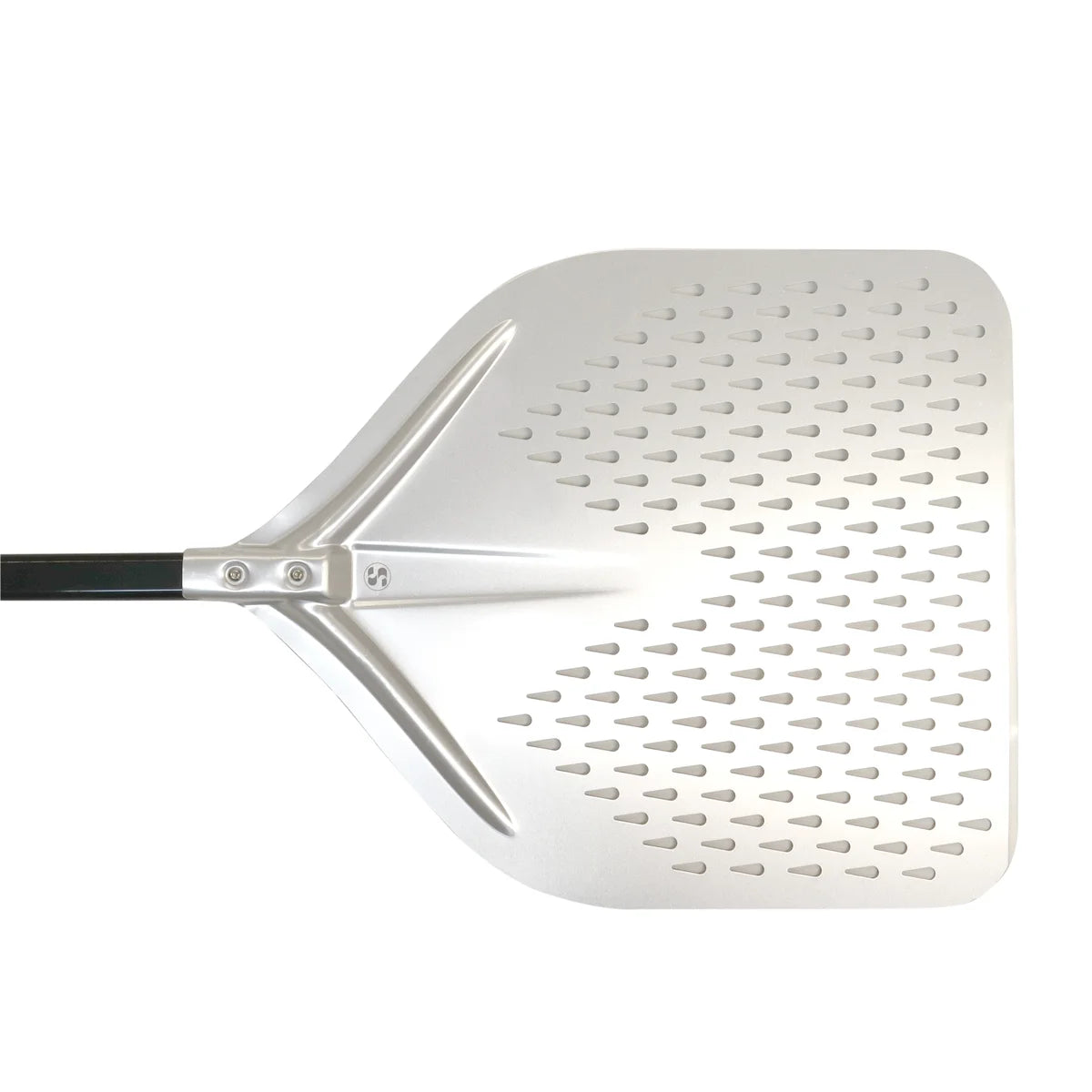 Pizzaschaufel perforiert 40x42cm, (L)1925 mm