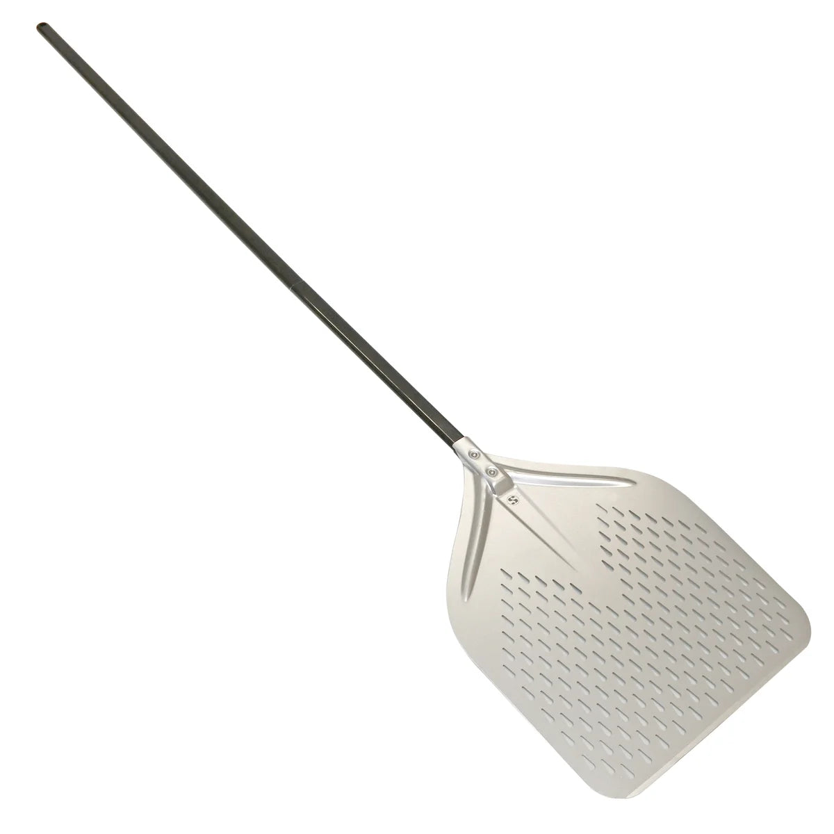Pizzaschaufel perforiert 40x42cm, (L)1925 mm