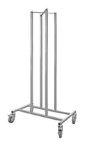 Schneider Edelstahl Wagen für Fahrgestelle & Tortenringe 750 x 470 x 1503 mm