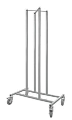 Schneider Edelstahl Wagen für Fahrgestelle & Tortenringe 750 x 470 x 1503 mm