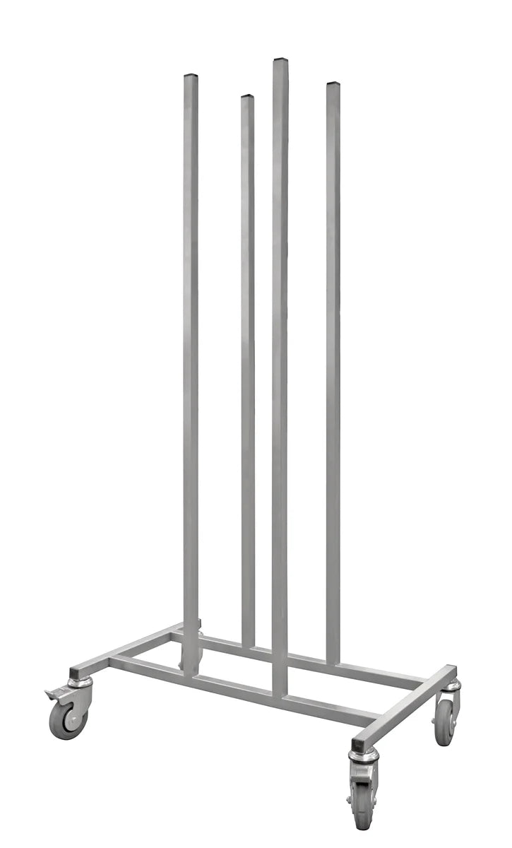 Schneider Edelstahl Wagen für Fahrgestelle & Tortenringe 750 x 470 x 1503 mm