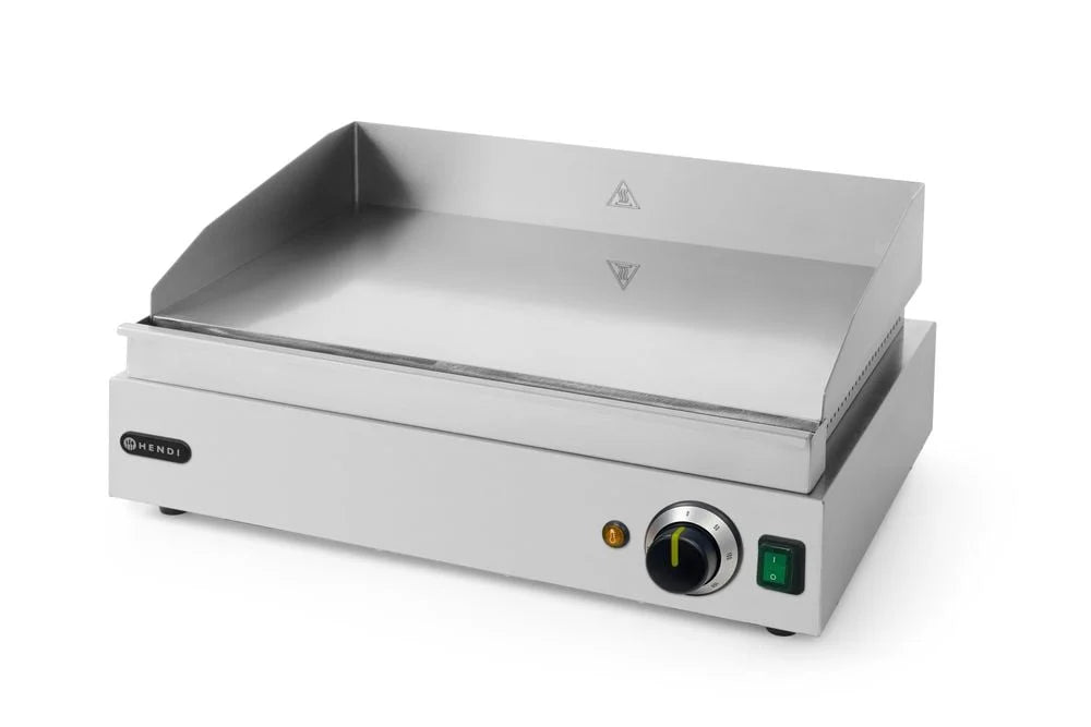 Grillplatte 230V, 50x43x26cm, Chromstahl
