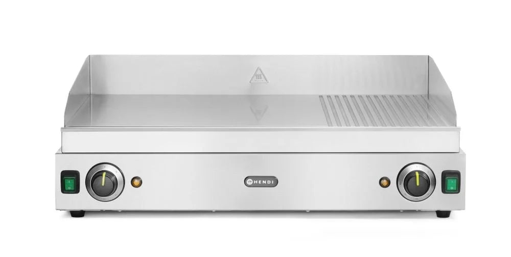 Grillplatte 230V, 75x51x26cm, Chromstahl