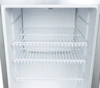 Gastro-Cool KW65 Getränkekühlschrank 62 Liter Edelstahl, LED