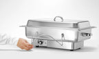 POLINA Chafing dish elektrisch Edelstahl D7 GN1/1 230 V 1000W