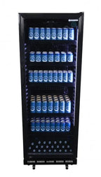 Gastro-Cool GD360 Getränkekühlschrank 360 Liter schwarz/schwarz, LED