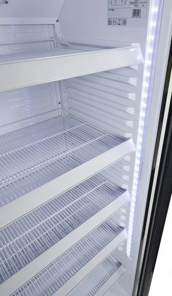 Gastro-Cool GD360 Getränkekühlschrank ECO STAR 360 Liter schwarz/schwarz, LED, super sparsam