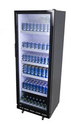 Gastro-Cool GD360 Getränkekühlschrank ECO STAR 360 Liter schwarz/schwarz, LED, super sparsam