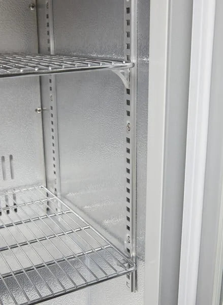 Gastro-Cool Barkühlschrank 128 Liter silber, LED, unterbaufähig