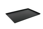 Schneider ABS Auslagetablett schwarz 400 x 600 x 20 mm, genarbte Oberfläche