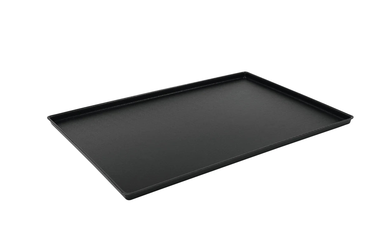 Schneider ABS Auslagetablett schwarz 400 x 600 x 20 mm, genarbte Oberfläche
