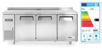 Kitchen Line Tiefkühltisch- dreitürig 390 Liter