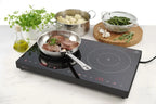 Black Line Induktionskocher doppelt 2000W+1500W