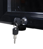 Gastro-Cool GD15 Glastürkühlschrank Theke 25 Liter schwarz/schwarz, LED