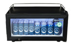 Gastro-Cool GD15 Glastürkühlschrank Theke 25 Liter schwarz/weiß, LED