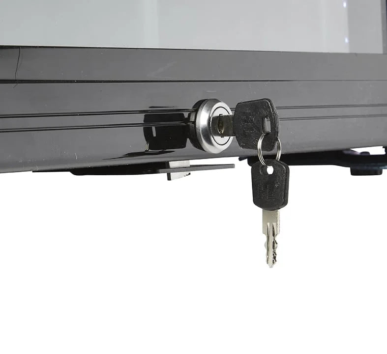 Gastro-Cool KW90 Getränkekühlschrank 88 Liter schwarz/schwarz, LED