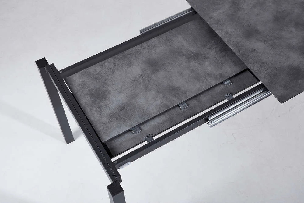 barths Ausziehtisch Palazzo 120/160-200x80cm anthrazit