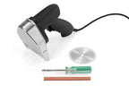 Elektrisches Dönermesser glattes und gezahntes Messer