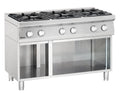 Bartscher Gasherd Serie 700 Classic mit offenem Unterbau, 6 Flammen - Standgerät
