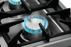 Bartscher Gasherd Serie 700 Classic mit offenem Unterbau, 6 Flammen - Standgerät