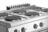 Bartscher Elektroherd 700 rund mit Elektrobackofen und Unterschrank
